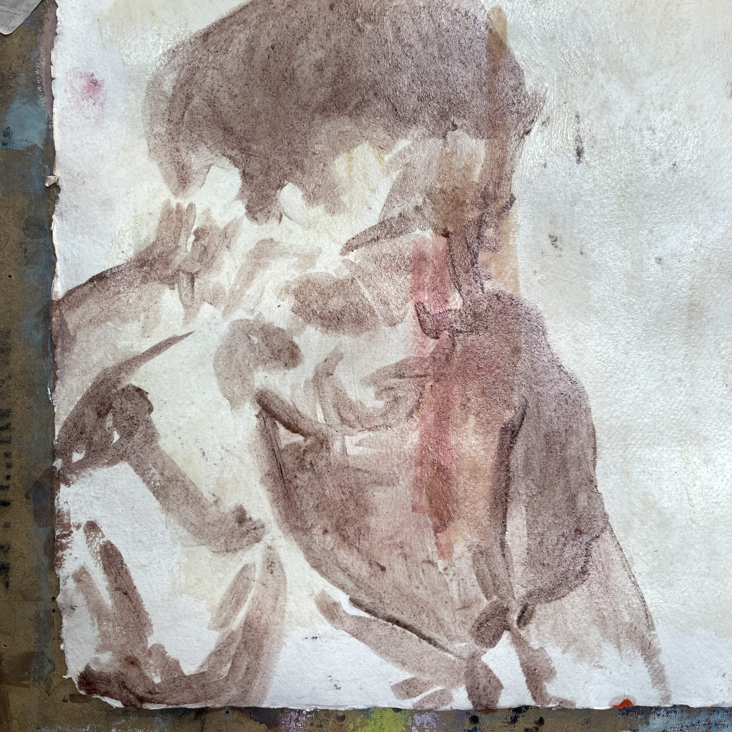 Figure study, life class, 2025