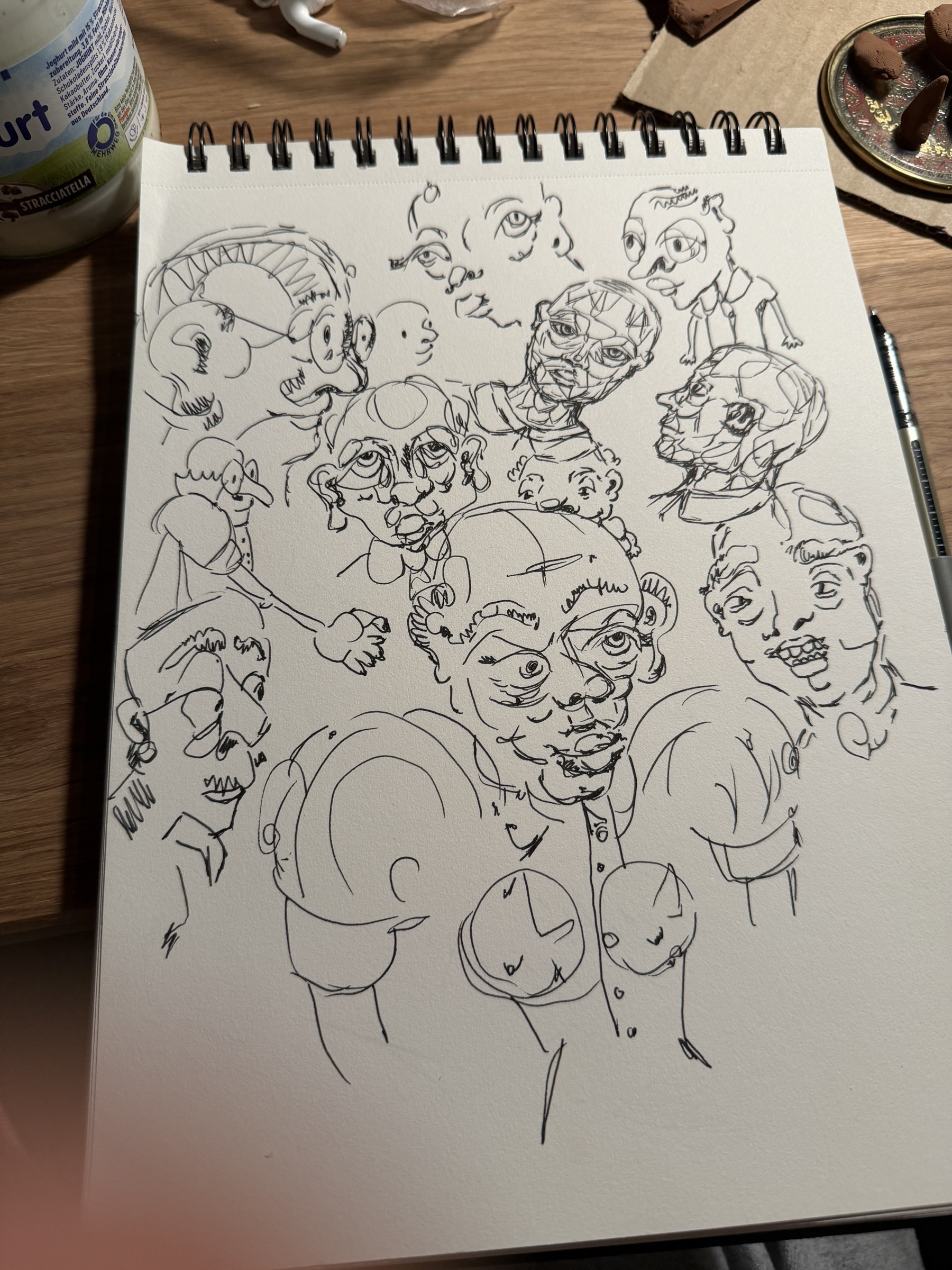 Grotesque heads, 2025