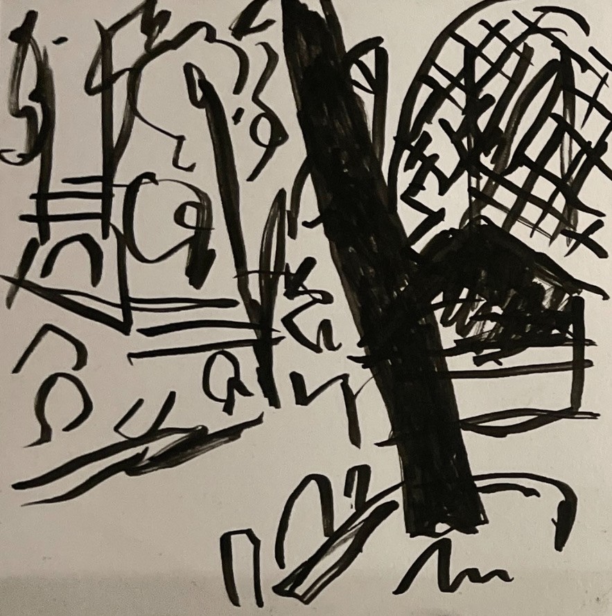 Munich, tree and lamp, 2025