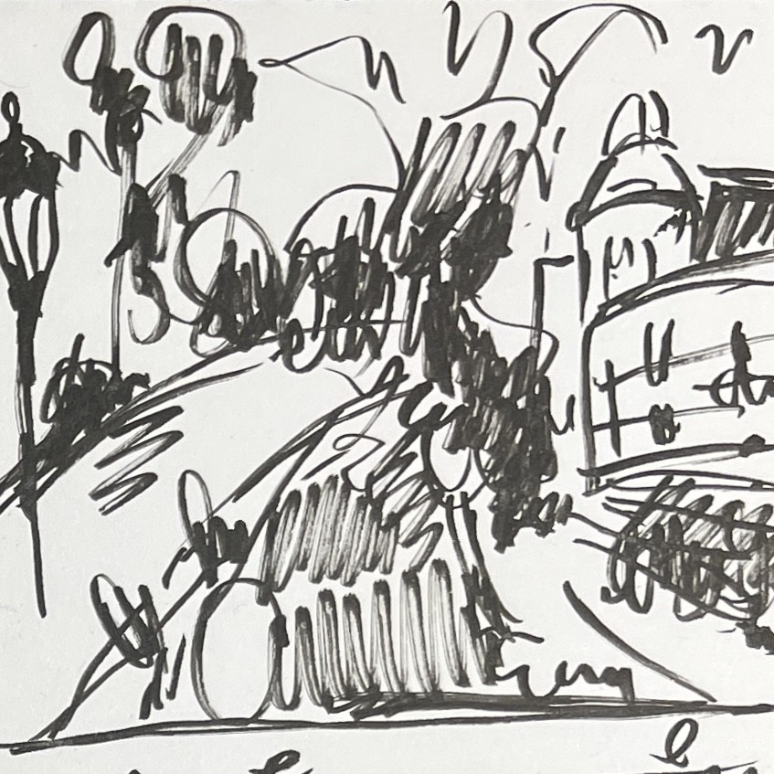 Munich, tree and lamp, 2025